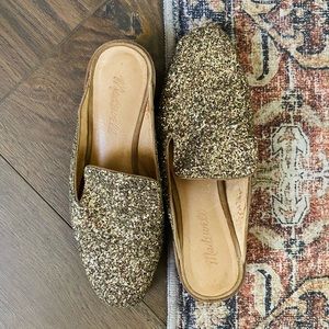Madewell Willa Loafer Mule in Glitter